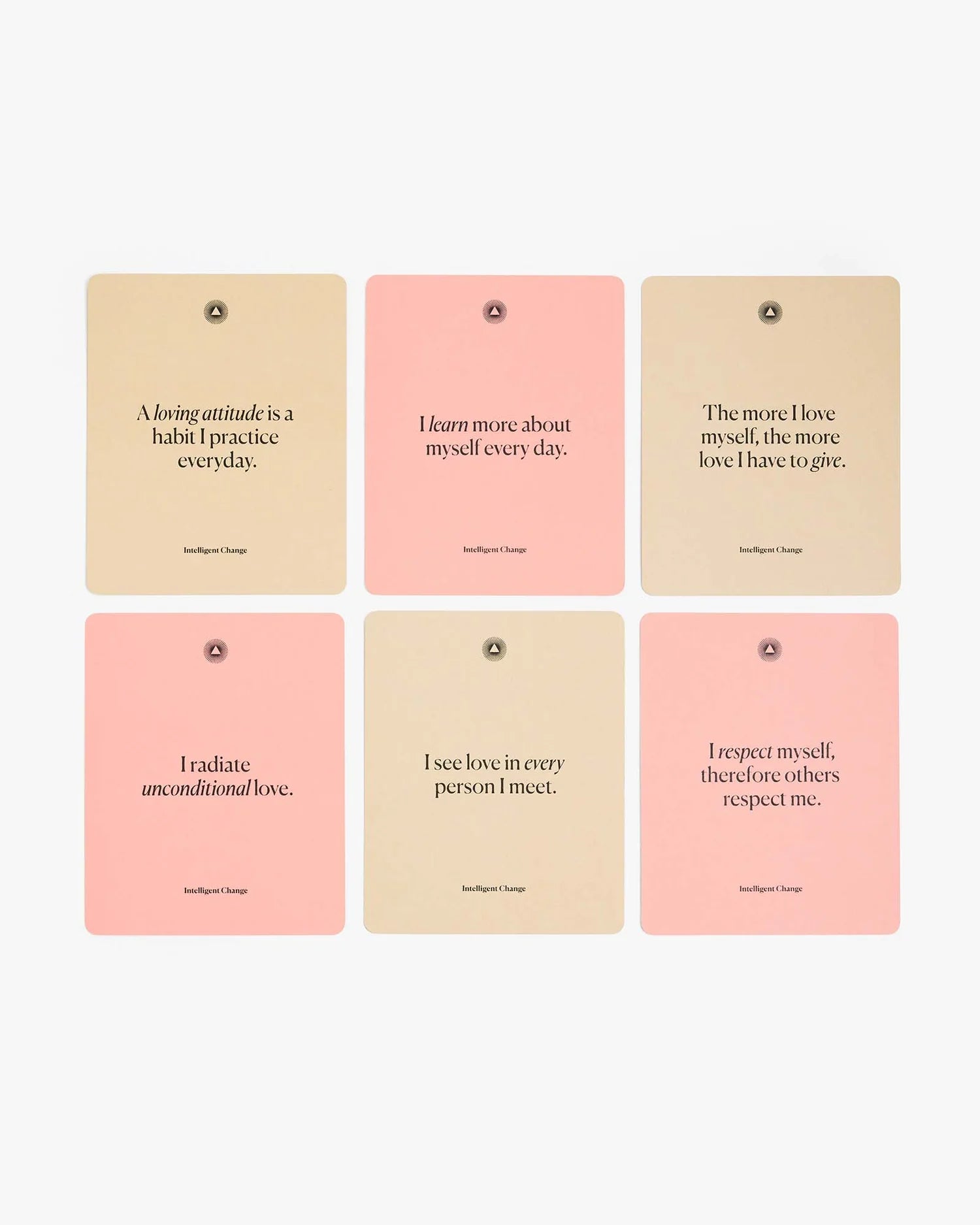 Kartenset 'Love & Relationships' Mindful Affirmations | Intelligent Change