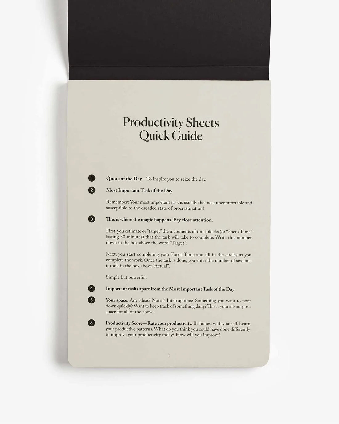 'Productivity Sheets' | Intelligent Change