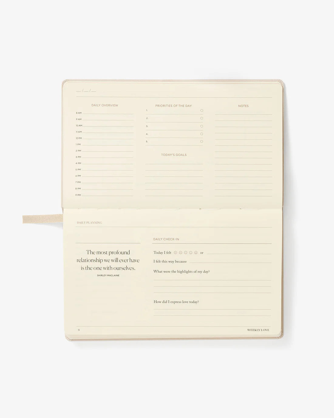 'Weekly Love Planner' | Intelligent Change