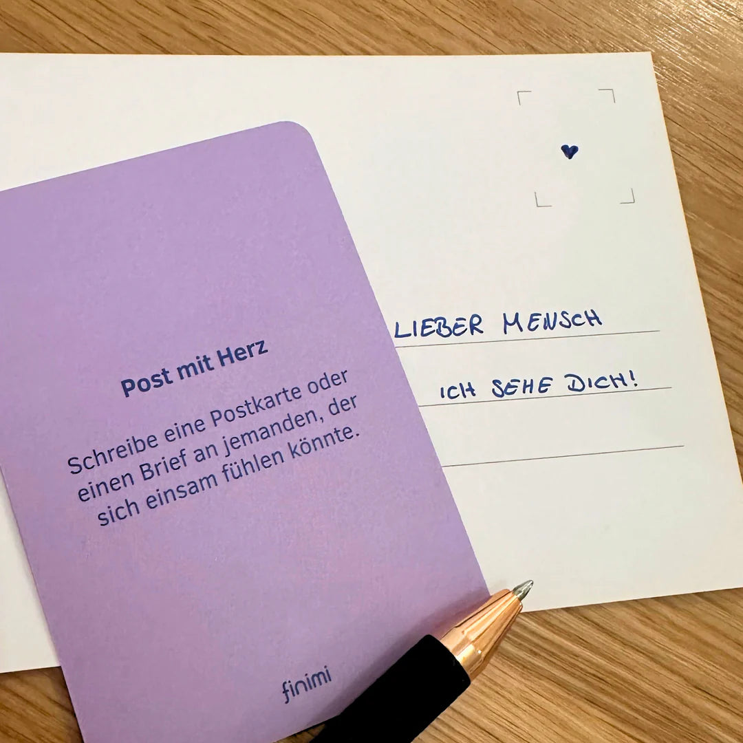 'Ask & Task' Kartenset Begegnung mit Herz | Finimi