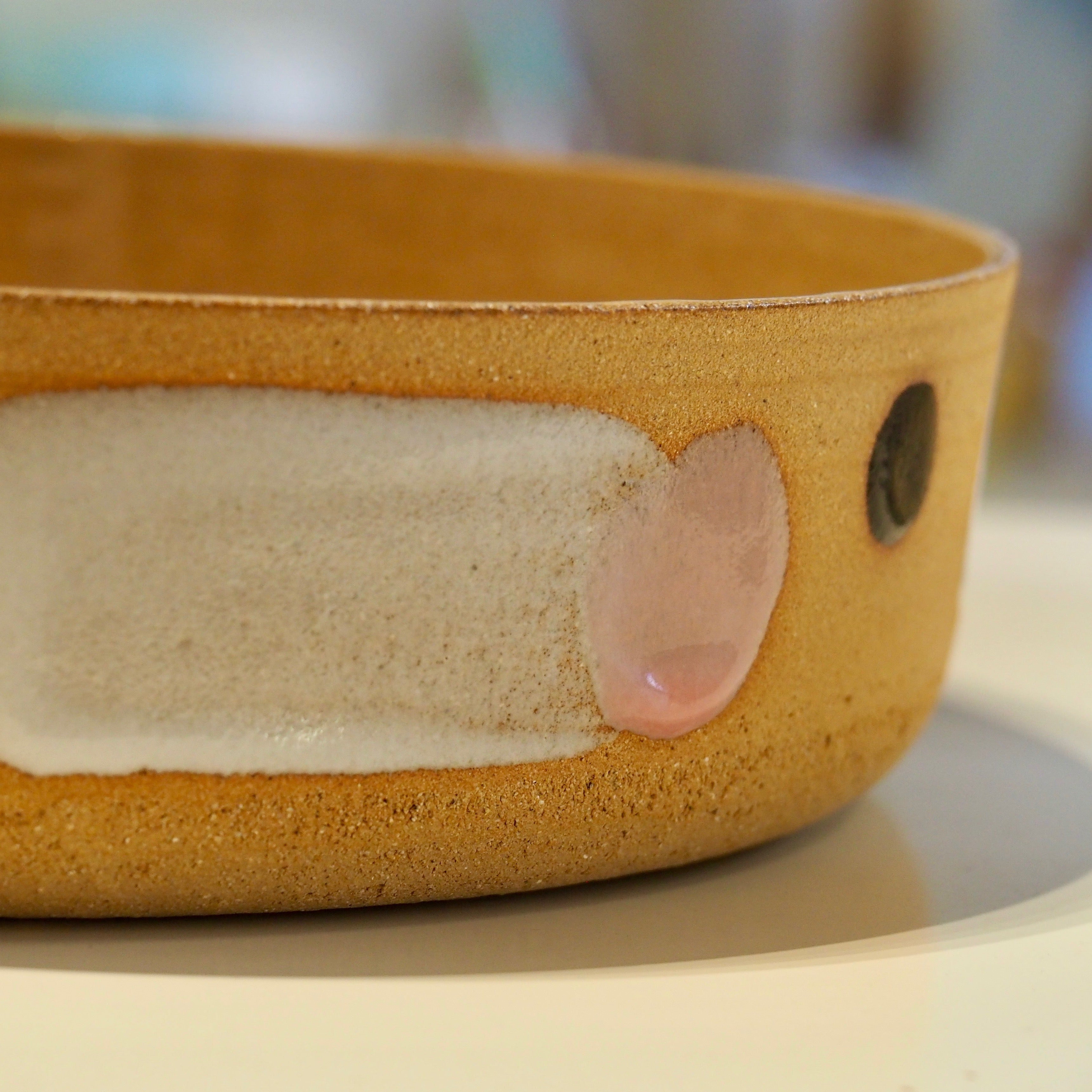 'Maiko leather' Food Bowl | Ettina Blaison