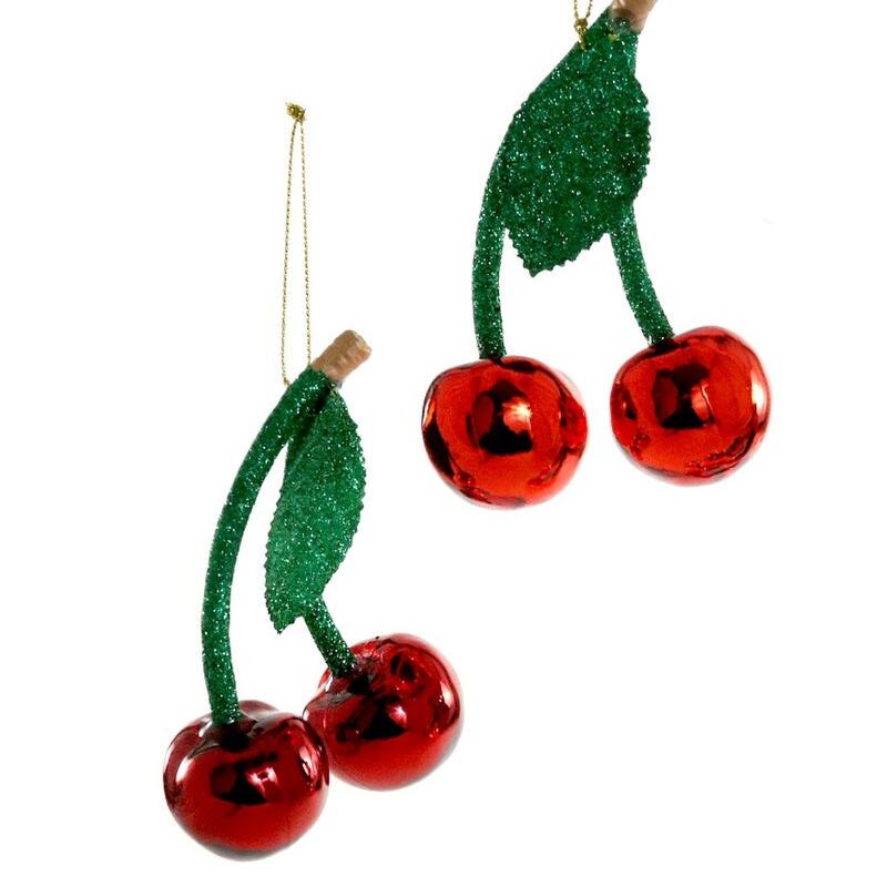 'Kirsche' Christbaumschmuck aus Glas