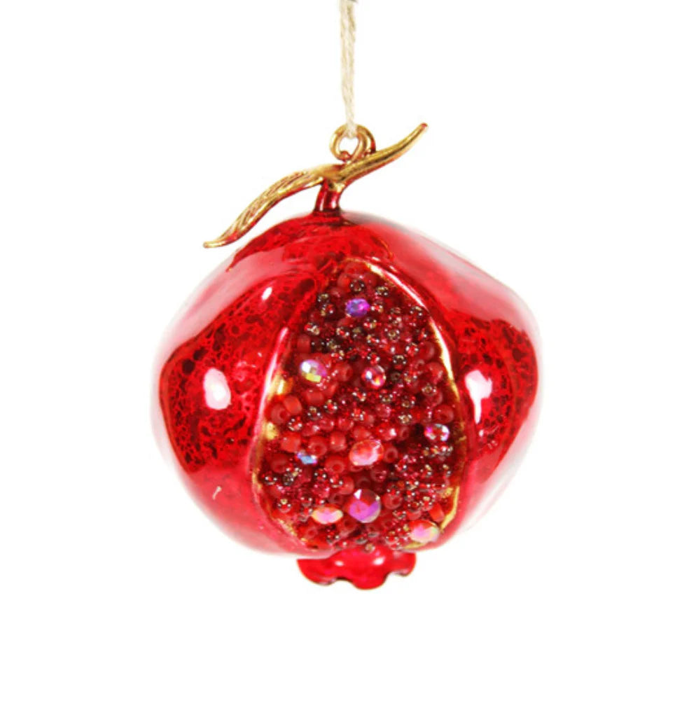 'Granatapfel' groß, Christbaumschmuck aus Glas