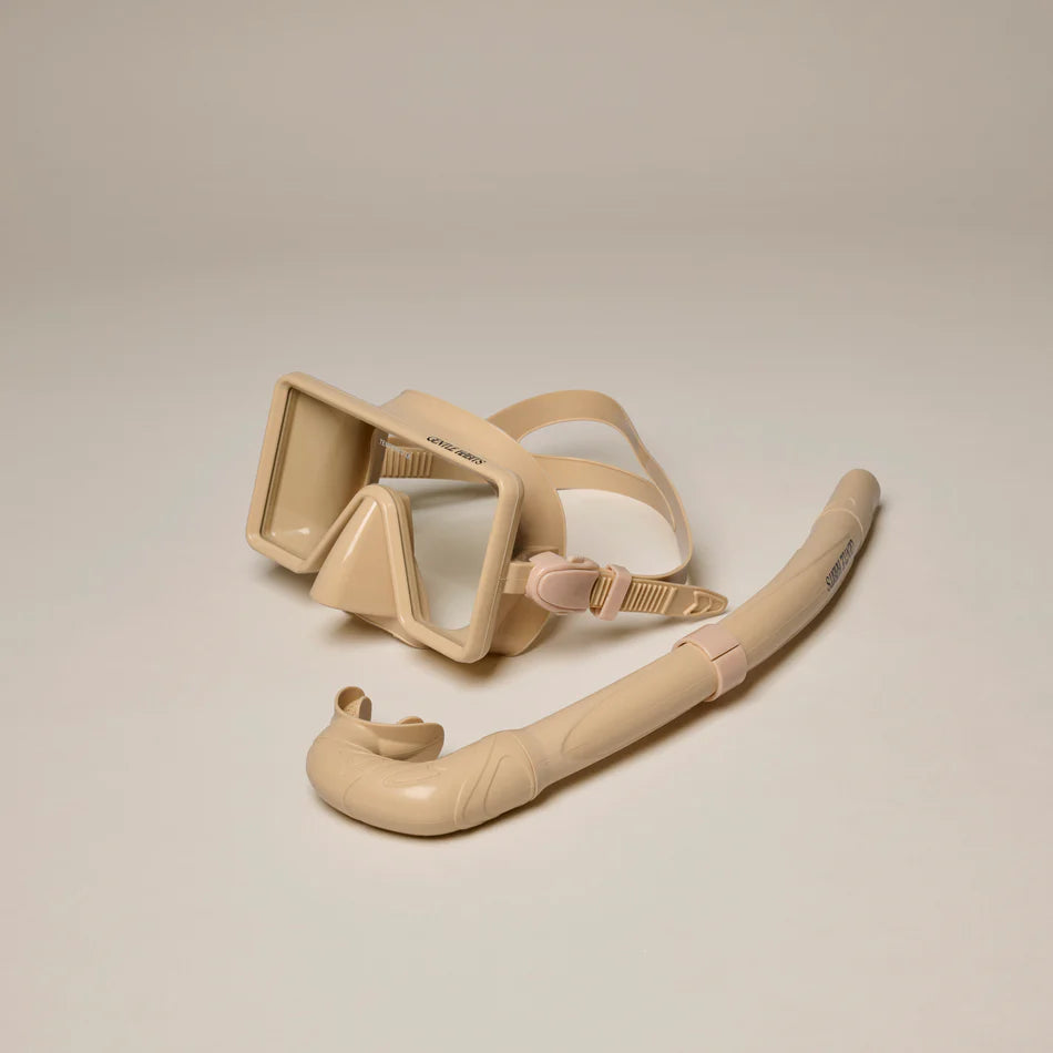 'Barbados' Taucherbrille und Schnorchel-Set, gold | Gentle Habits