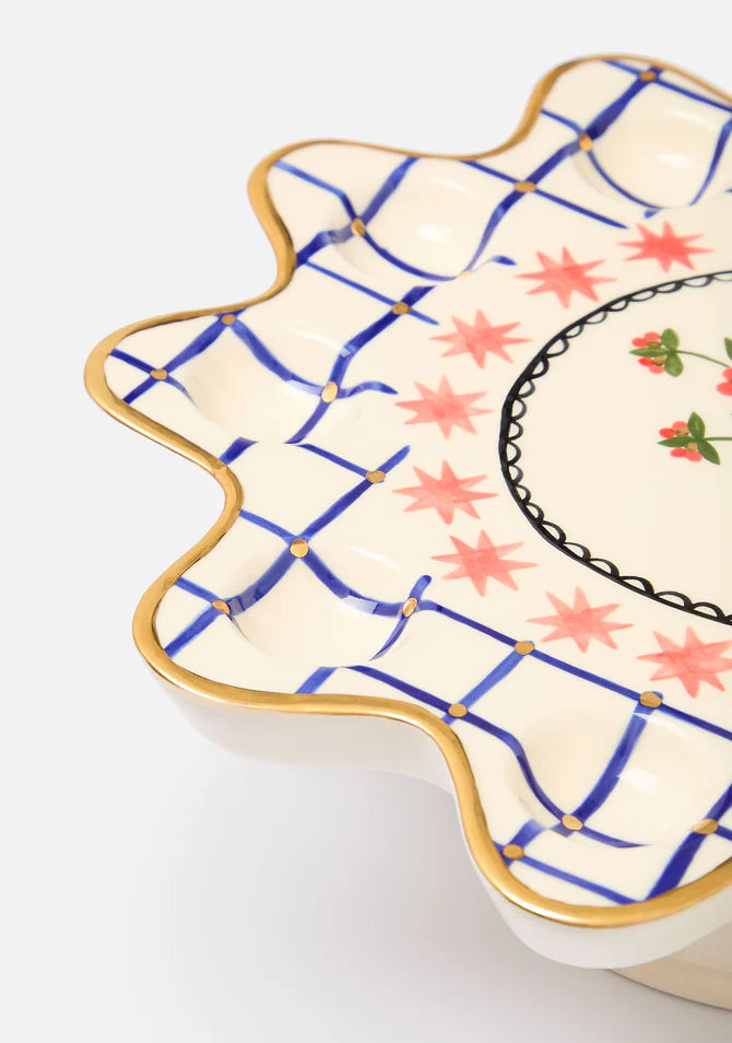 'Easter' Keramikteller für Paska (Osterkuchen) | GUNIA Project