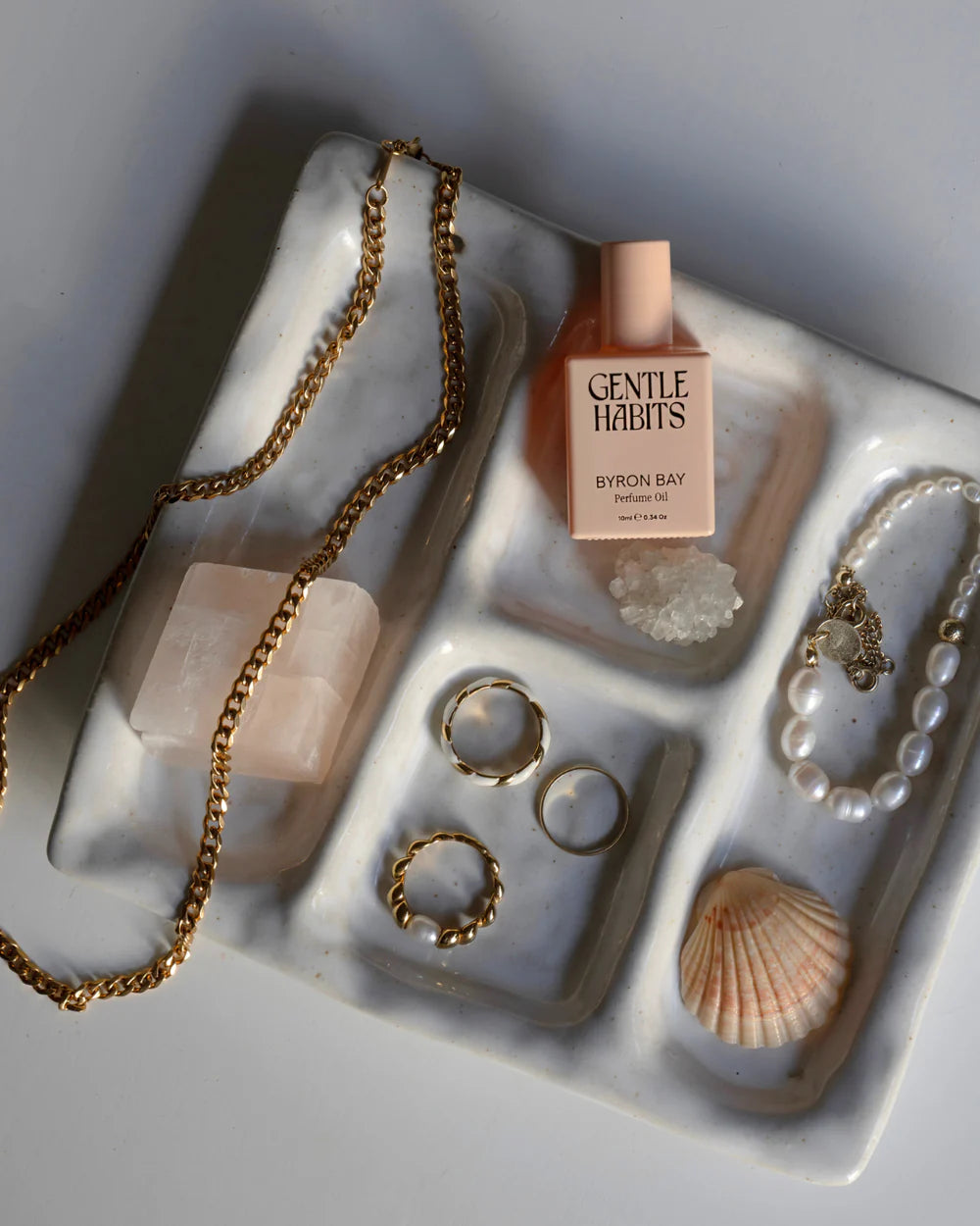 Gentle Habits Keramik Räucherschale & Ritual-Tablett 'Incense'
