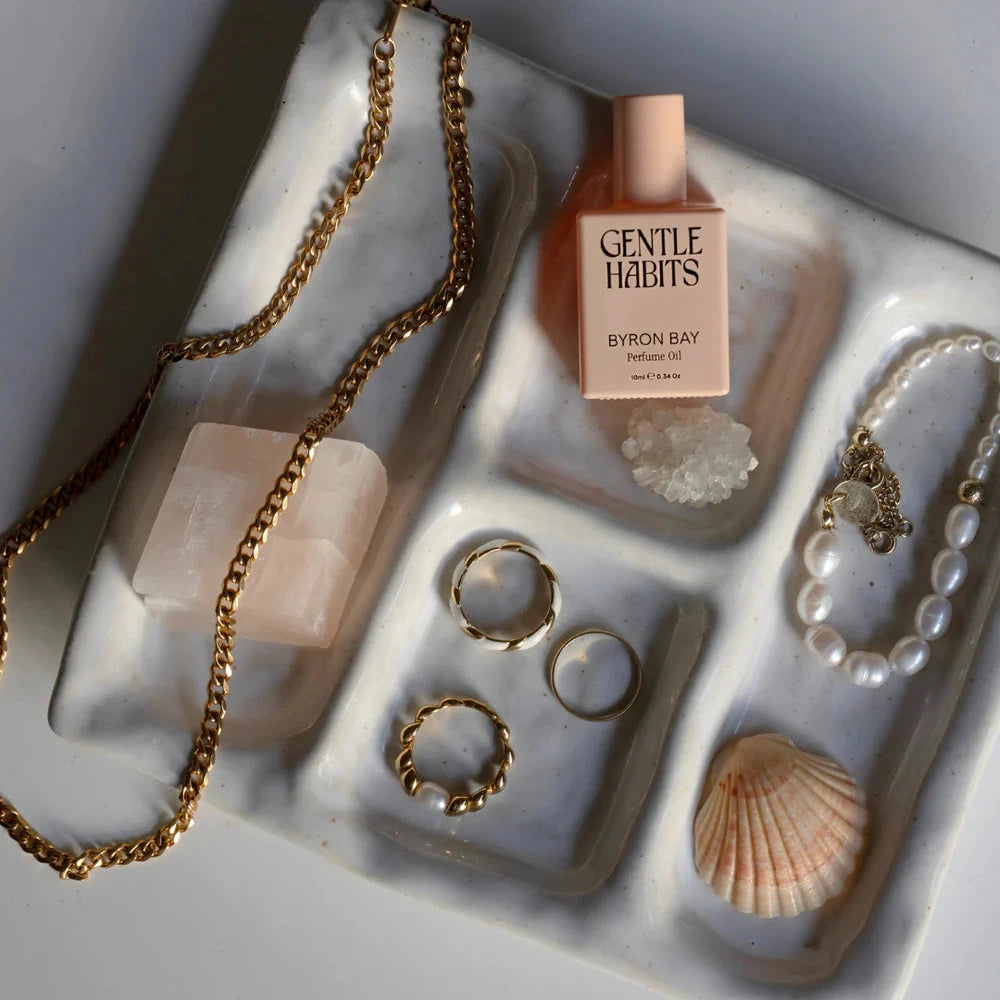 Gentle Habits Keramik Räucherschale & Ritual-Tablett 'Incense'