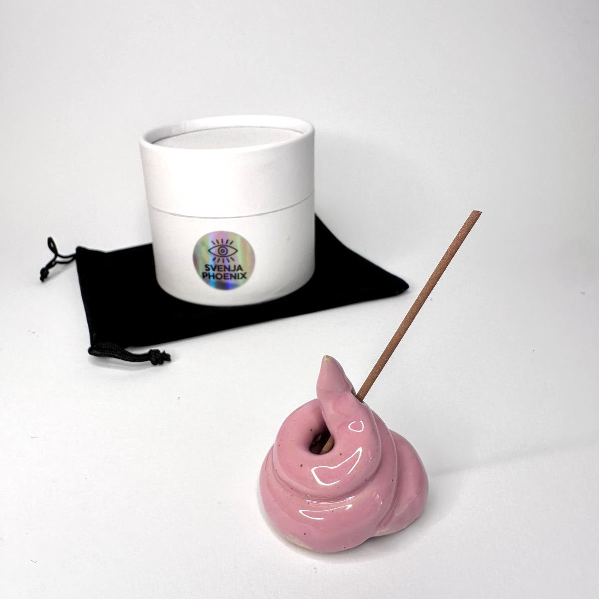 'Burn that Shit' Räucherstäbchen-Halter aus Keramik | Svenja Phoenix Altan