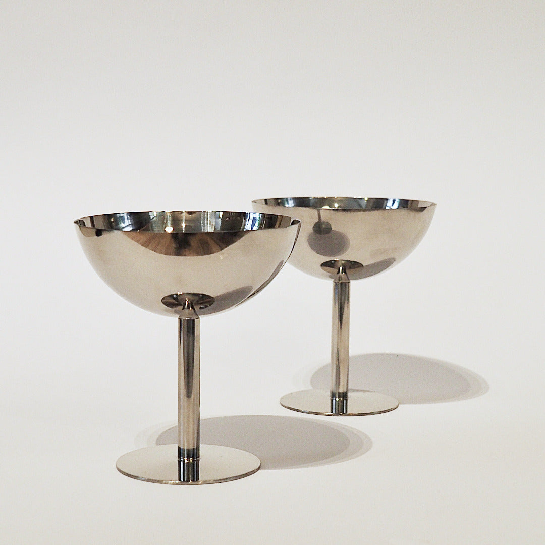 Champagne Coupé aus Edelstahl