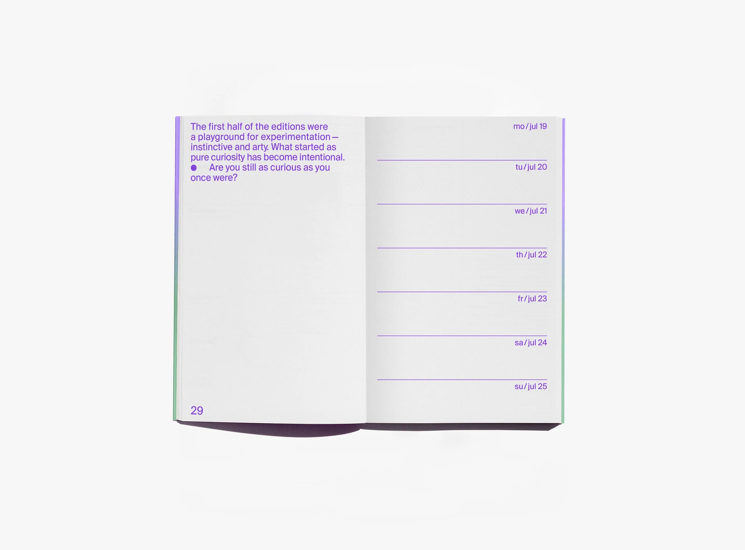 'Once Upon Today' Kalender 2027 mit Wochenplaner, 20-Year Anniversary | Julie Joliat