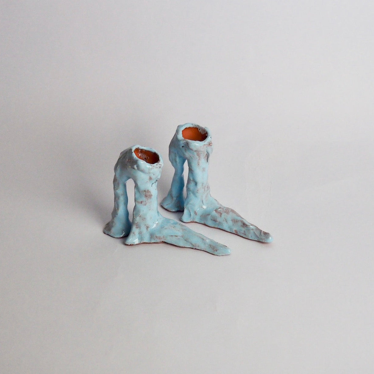 HOT LEGS High Heel Kerzenhalter, hellblau | Laura Welker