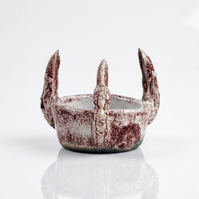 MAW Ceramics 'Claw' Schälchen, Beige-Burgund