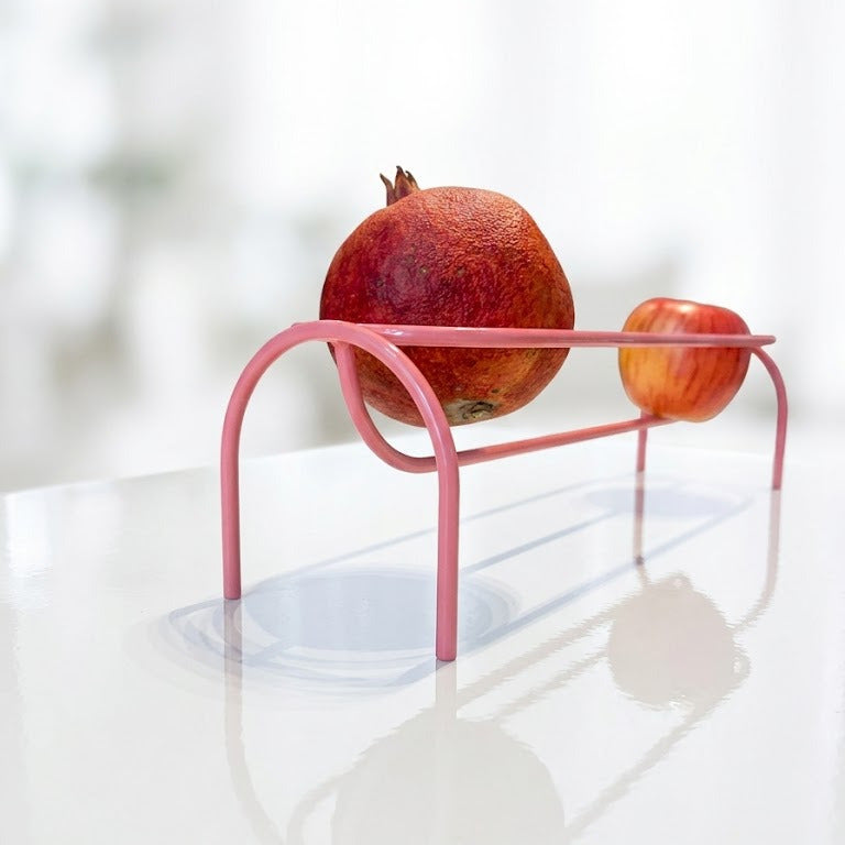 ‚The Short Fruit Bowl' Soft Rosa – Design-Obstschale | Wera Jane Design