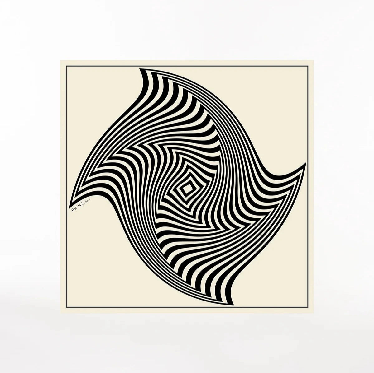 Seidentuch 'Swirl' offwhite | Prinz Berlin