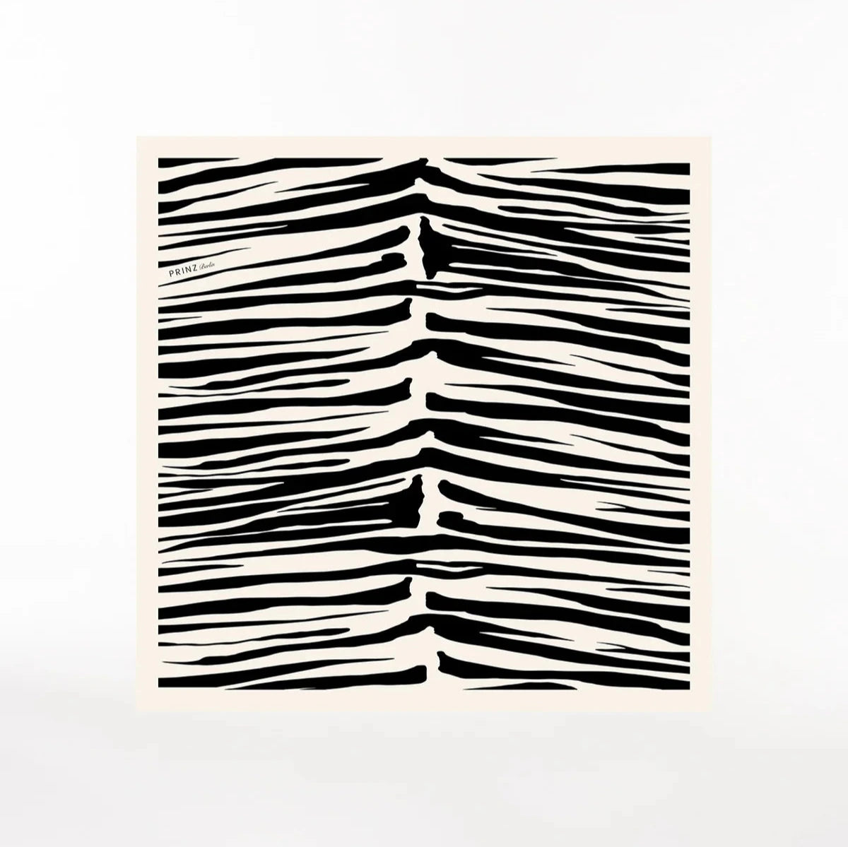 Seidentuch 'Zebra' schwarz | Prinz Berlin
