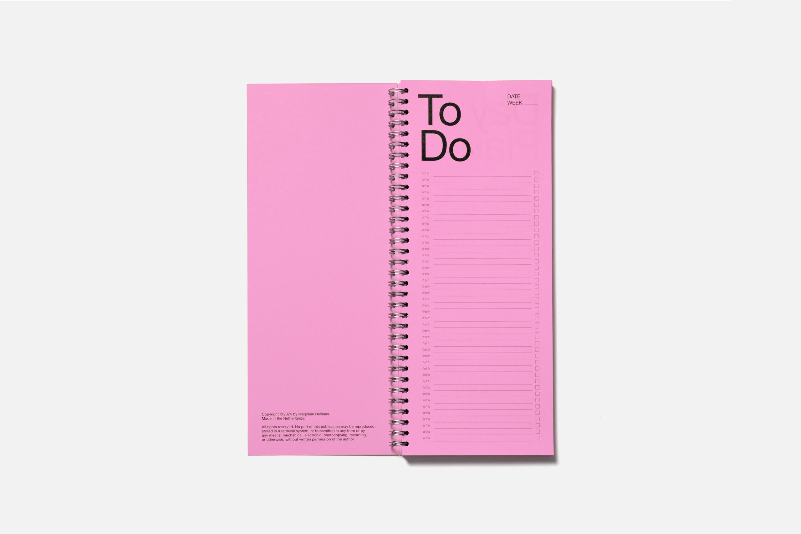 Daily Planer Things To Do | Marjolein Delhaas