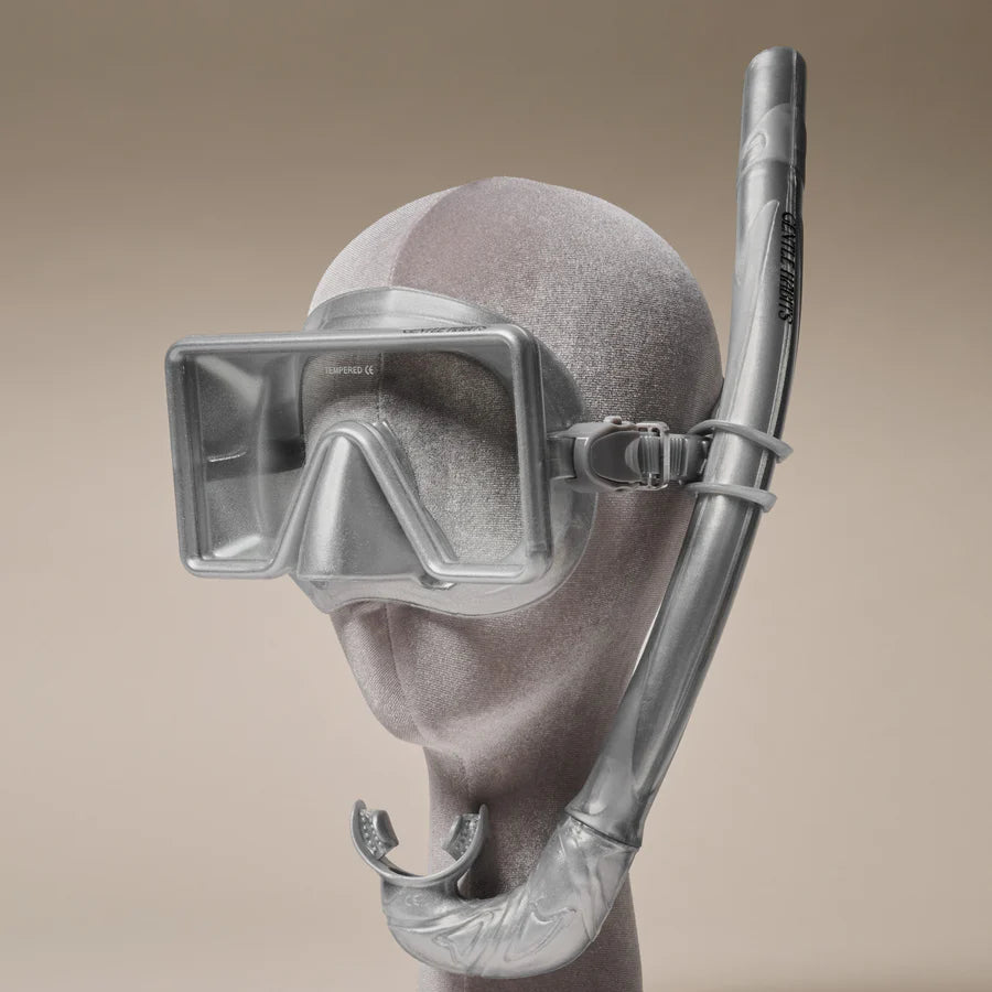 'Barbados' Taucherbrille und Schnorchel-Set, silber | Gentle Habits