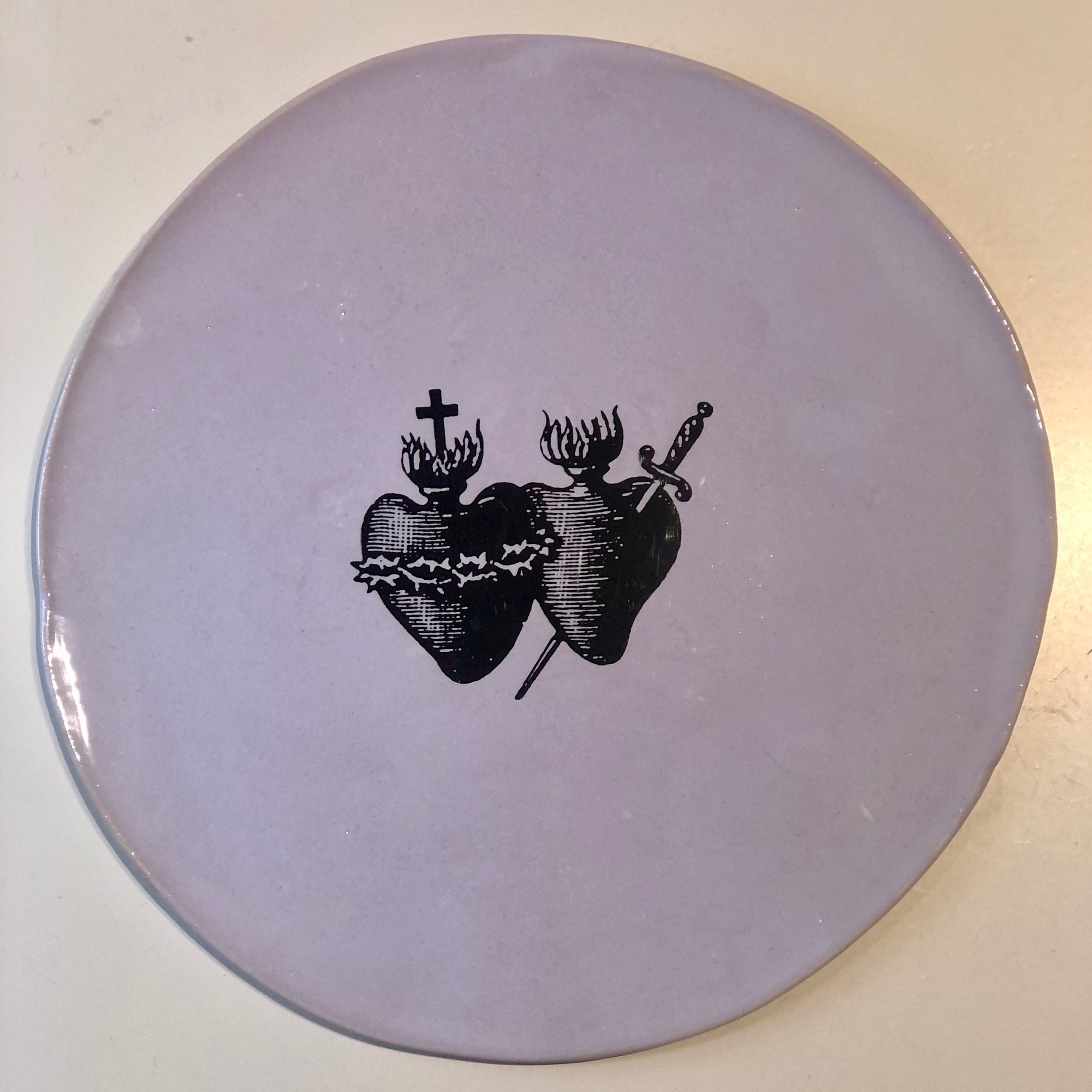 'Hearts' großer Teller | Kühn Keramik