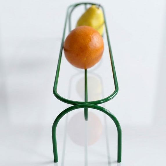 ‚The Long Fruit Bowl‘ Design-Obstschale, dunkelgrün | Wera Jane Design