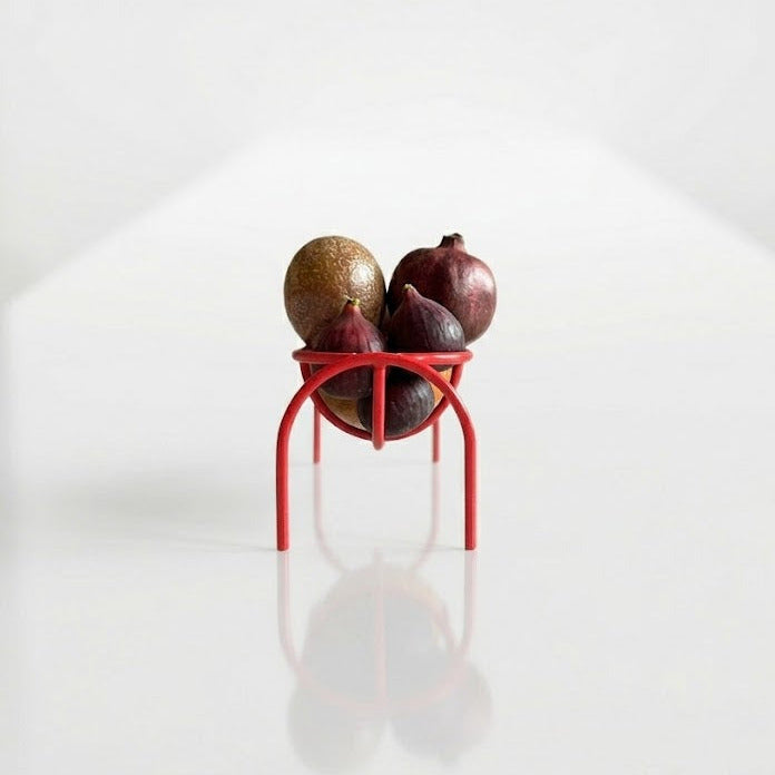 ‚The Short Fruit Bowl‘ Design-Obstschale, Rot | Wera Jane Design