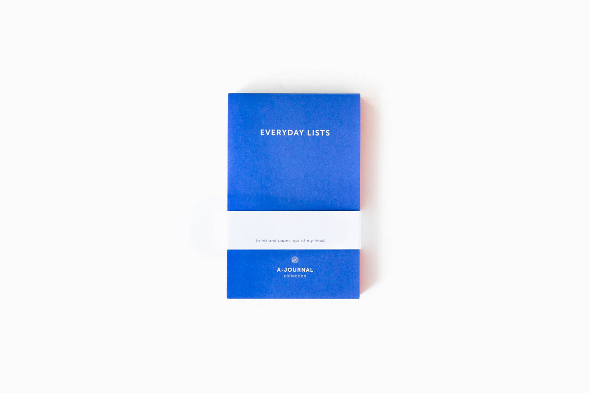 A-Journal Listbloc Notizblock, Blau