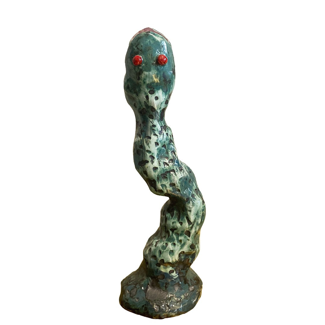 Kerzenhalter 'Snake, the small firekeeper' | Alo Ceramics