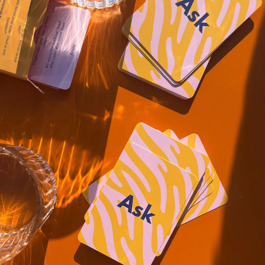 'Ask & Task' Kartenset zur Geburt | finimi