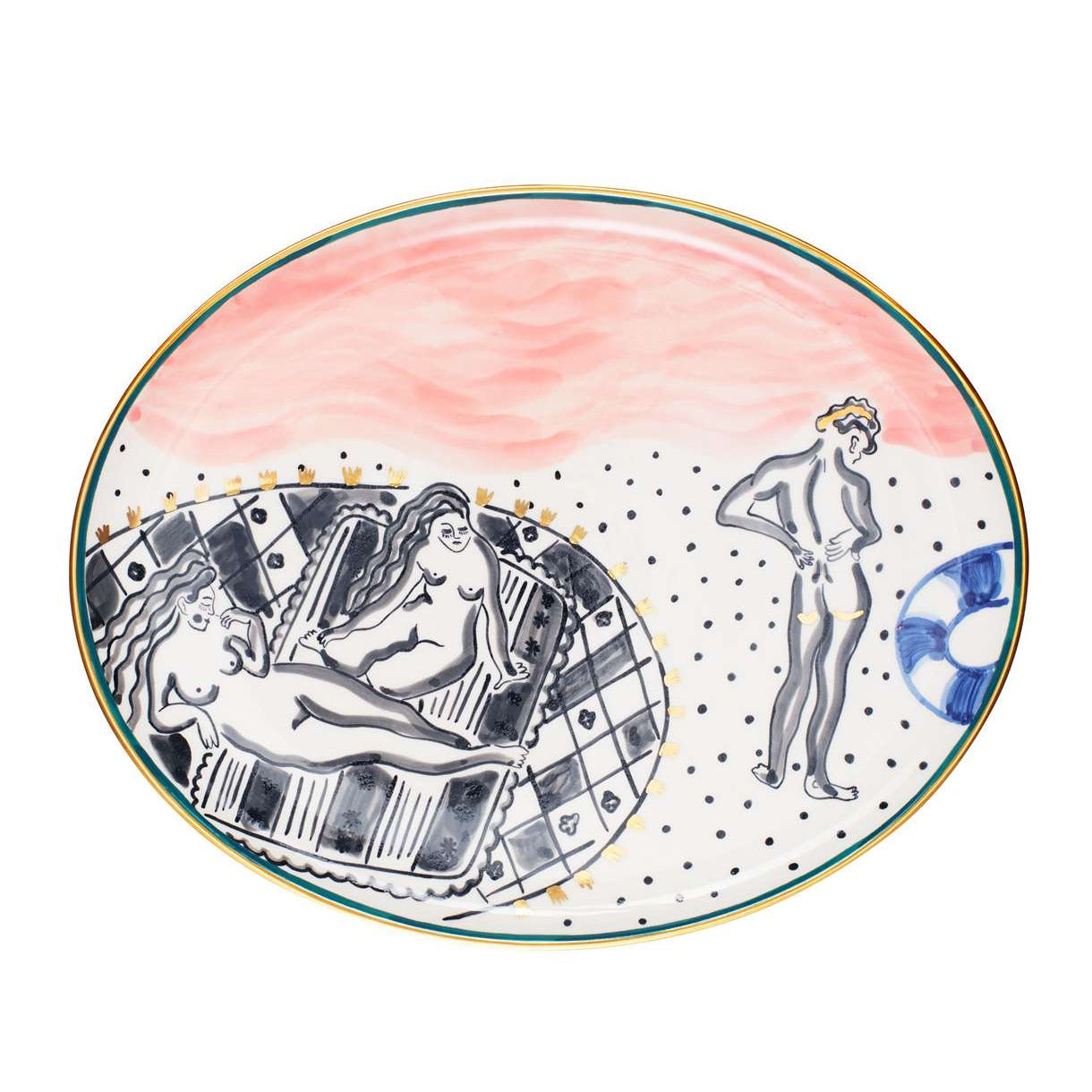 'Beach Oval' Teller | Gunia Project