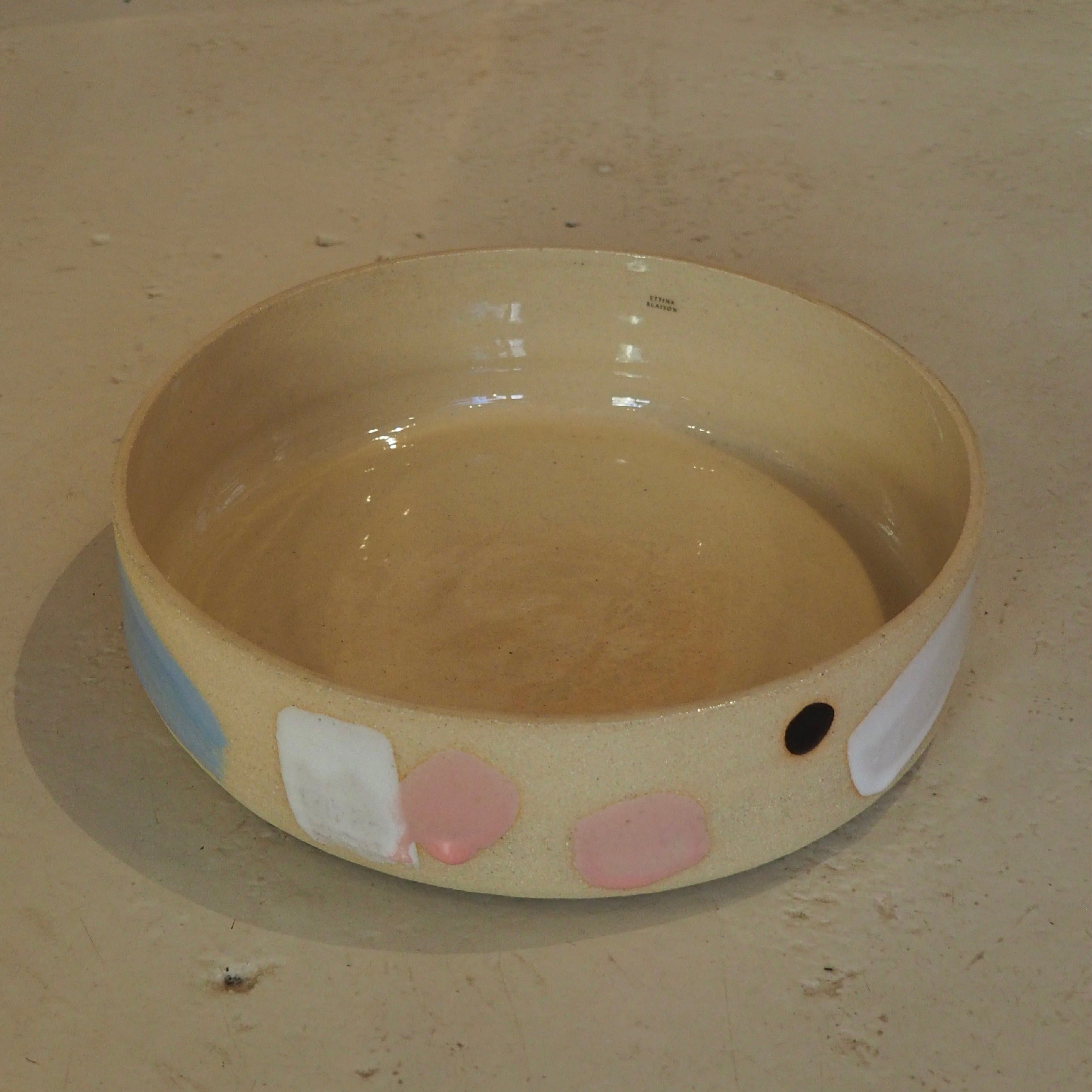 'Maiko light sand' Keramikschale, S | Ettina Blaison