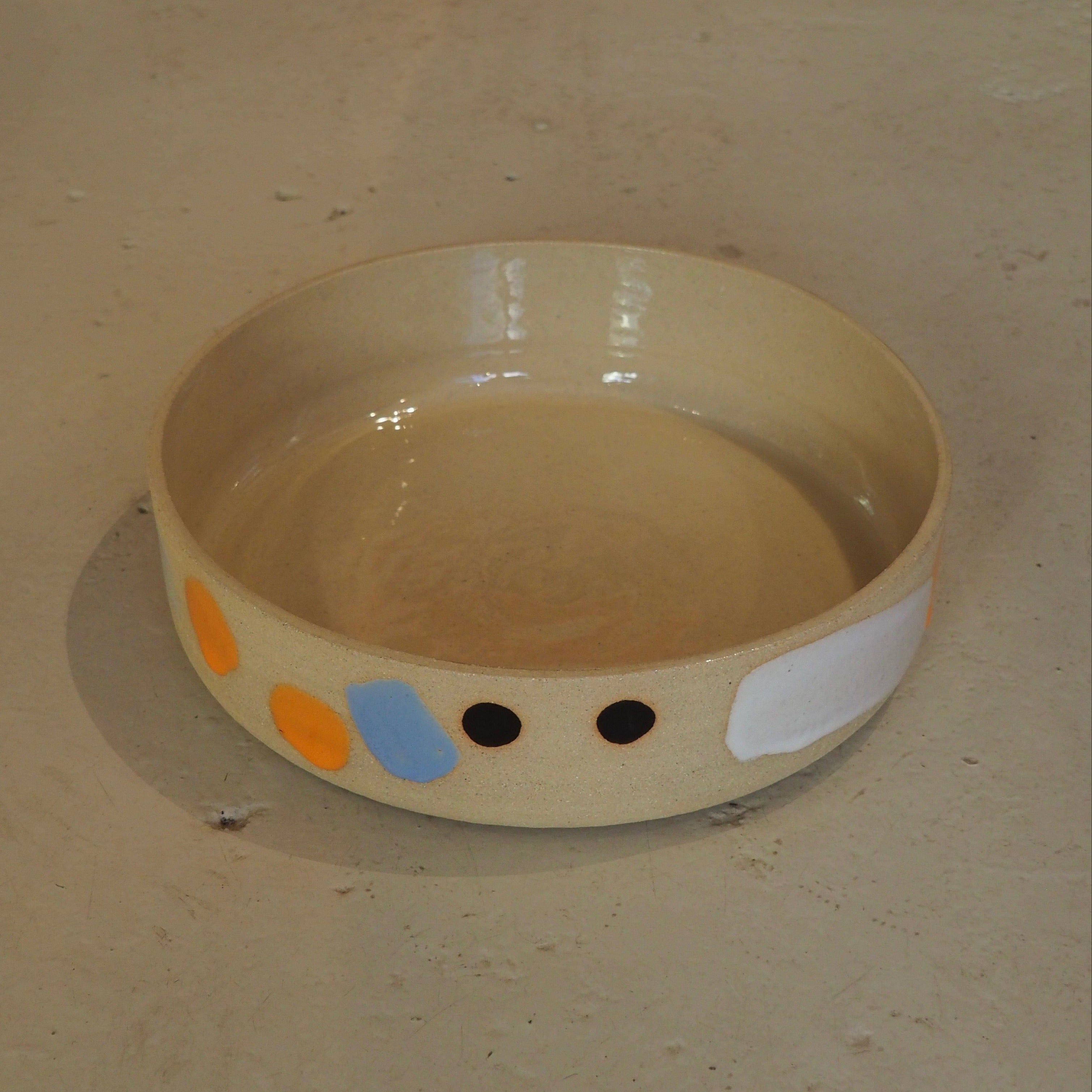 'Maiko light sand' Keramikschale, S | Ettina Blaison