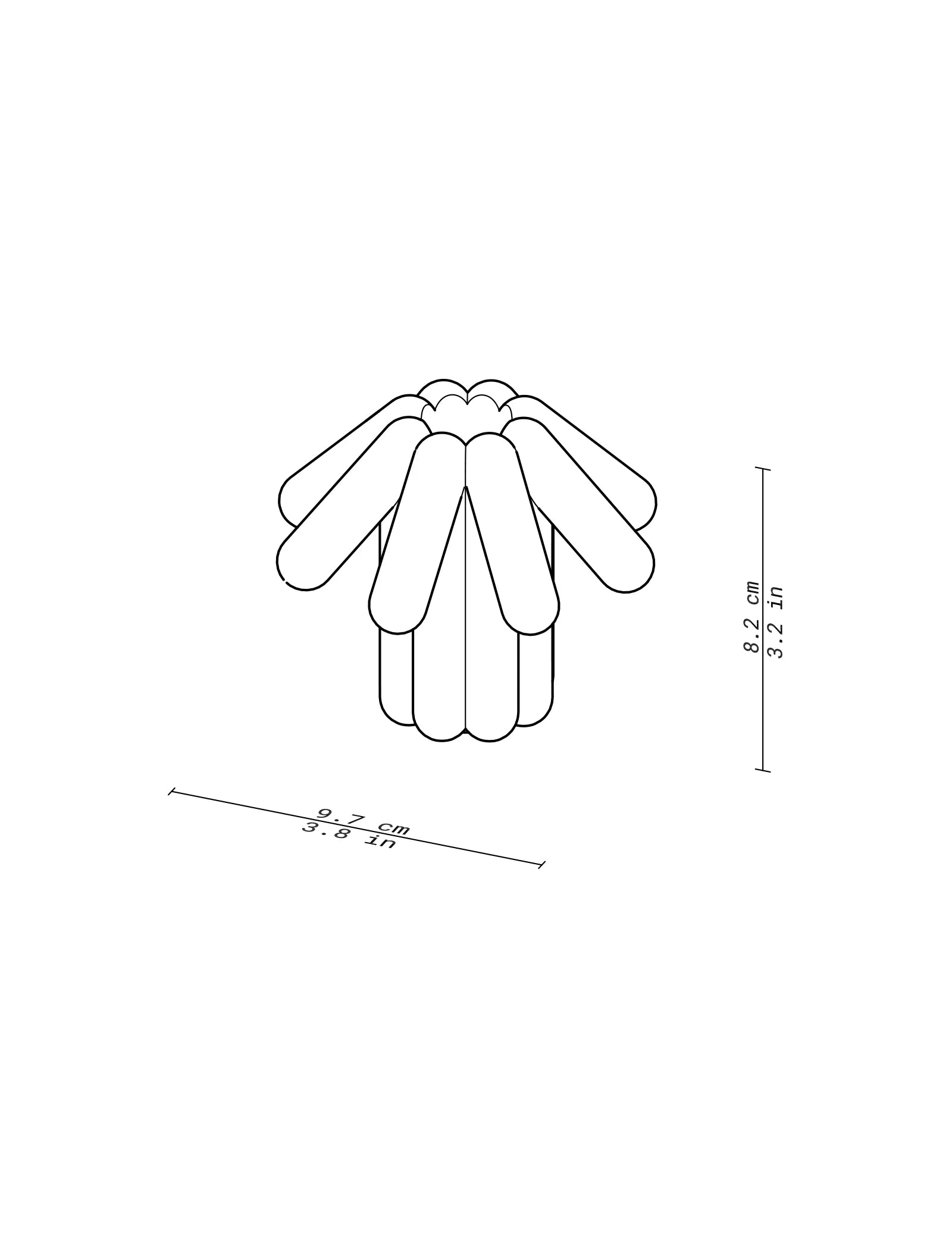 '1'- Kerzenständer in Zahlenform | The Form Follows