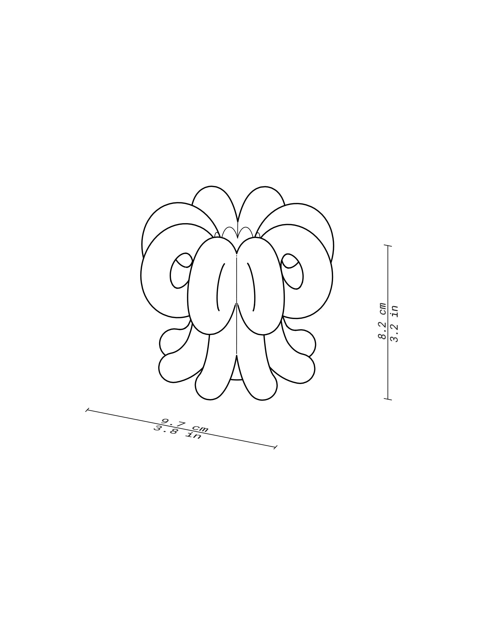 '9'- DIGIT NINE – Kerzenständer in Zahlenform
