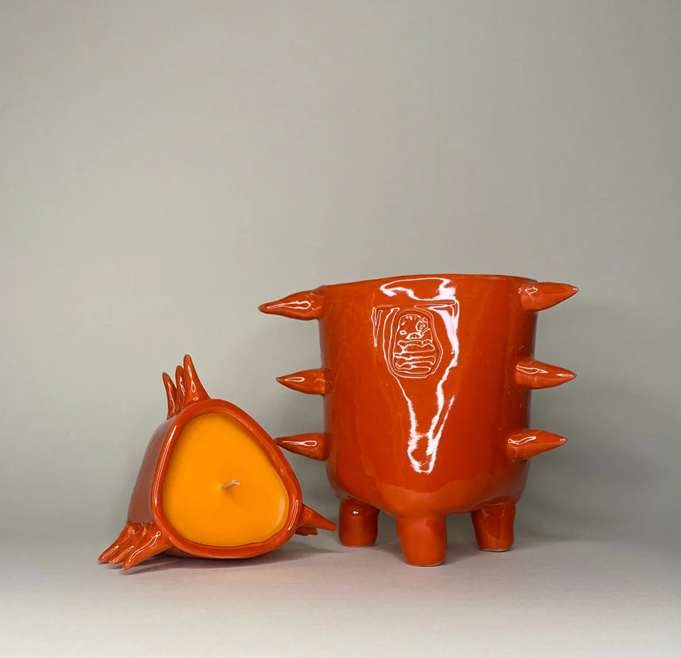 'Sin' Duftkerze orange