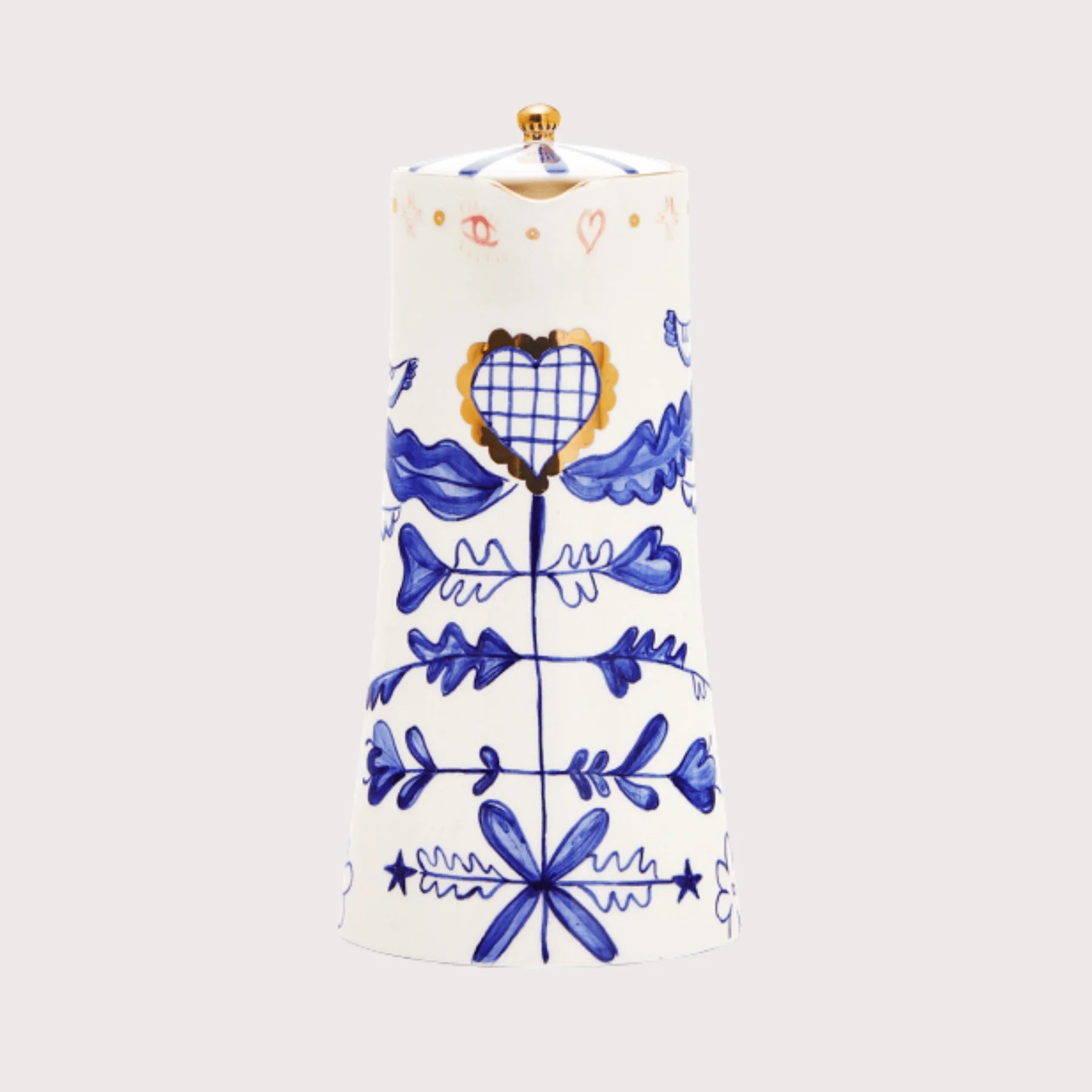 Gunia Project Tree of Life – handbemalter Keramikkrug mit Lebensbaum Motiv