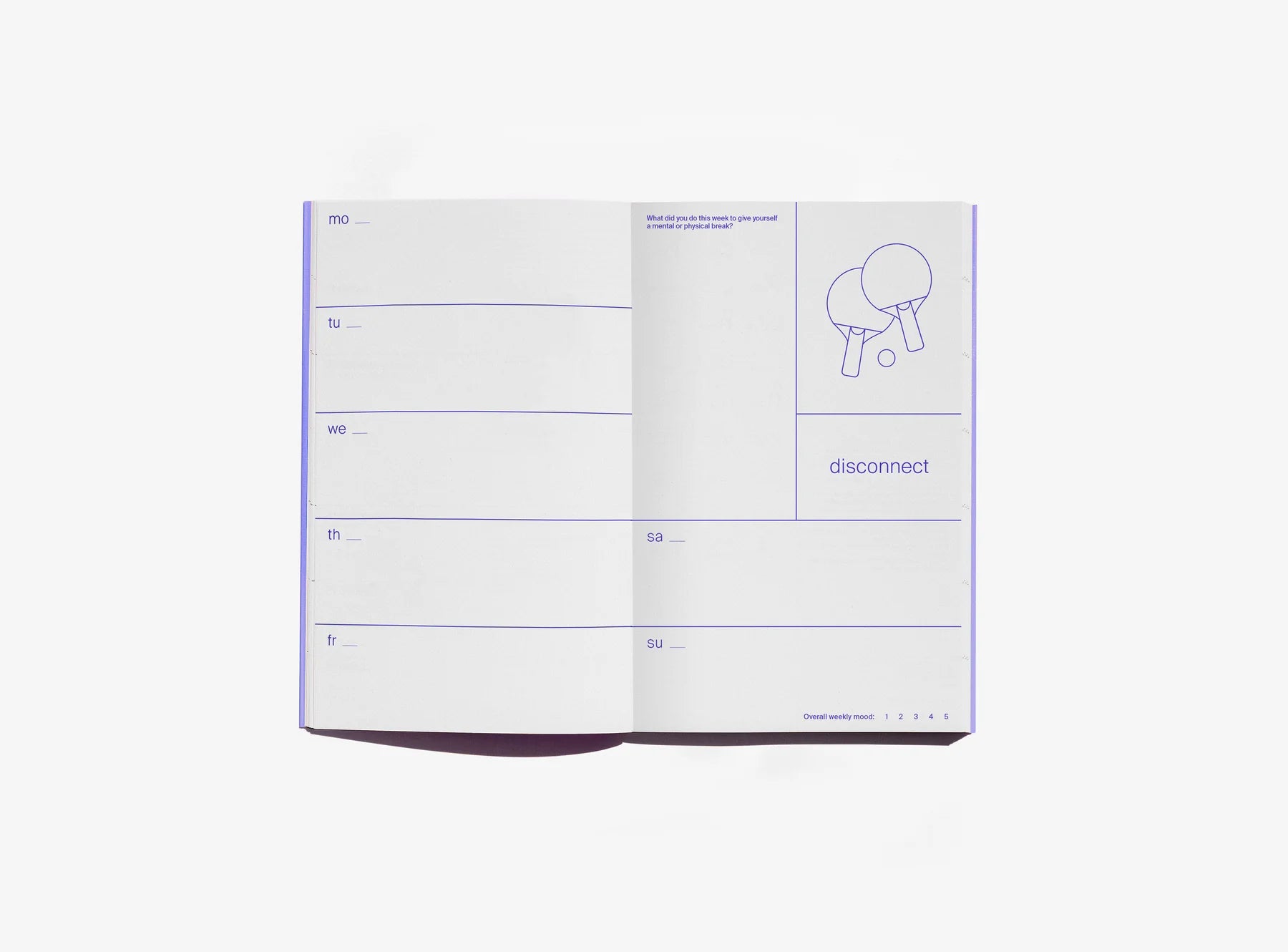 'Date Me Happy' Wochenplaner & Journal undatiert | Julie Joliat
