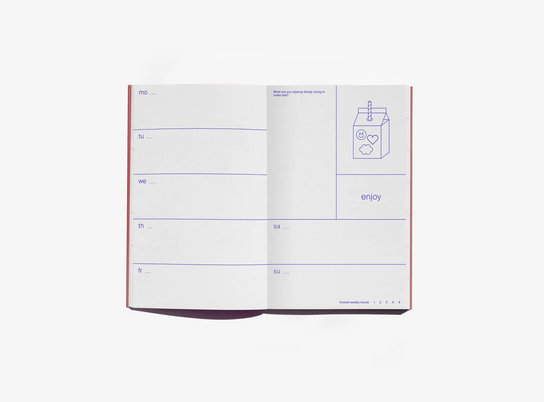 'Date Me Happy' Wochenplaner & Journal undatiert | Julie Joliat