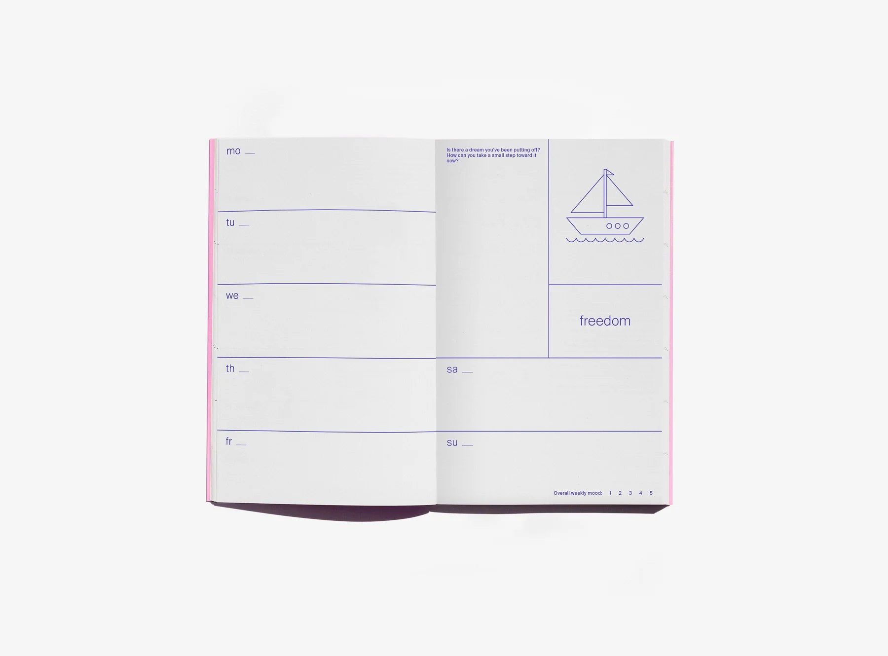 'Date Me Happy' Wochenplaner & Journal undatiert | Julie Joliat