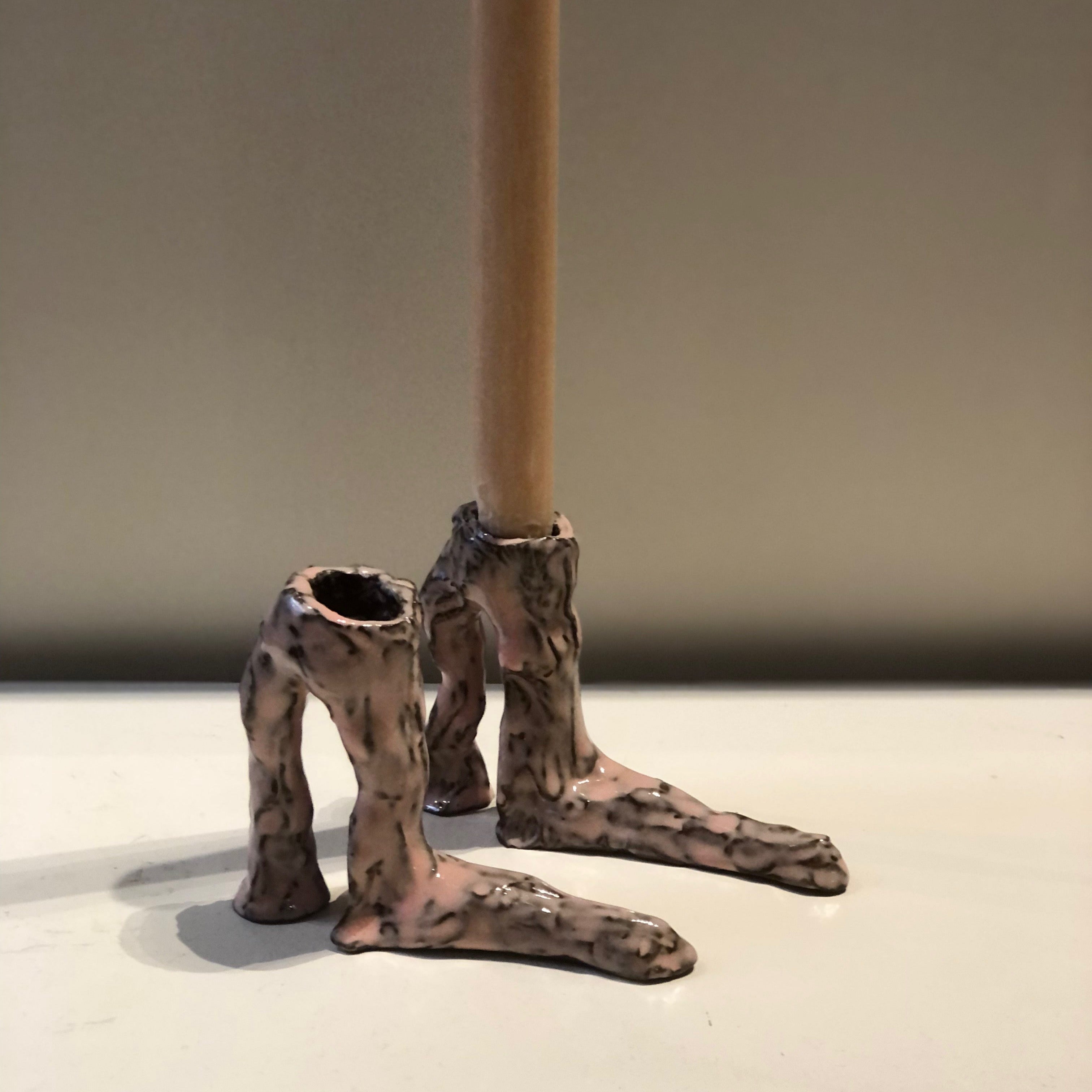'High Heels' Kerzenhalter, rosa | Hot Legs