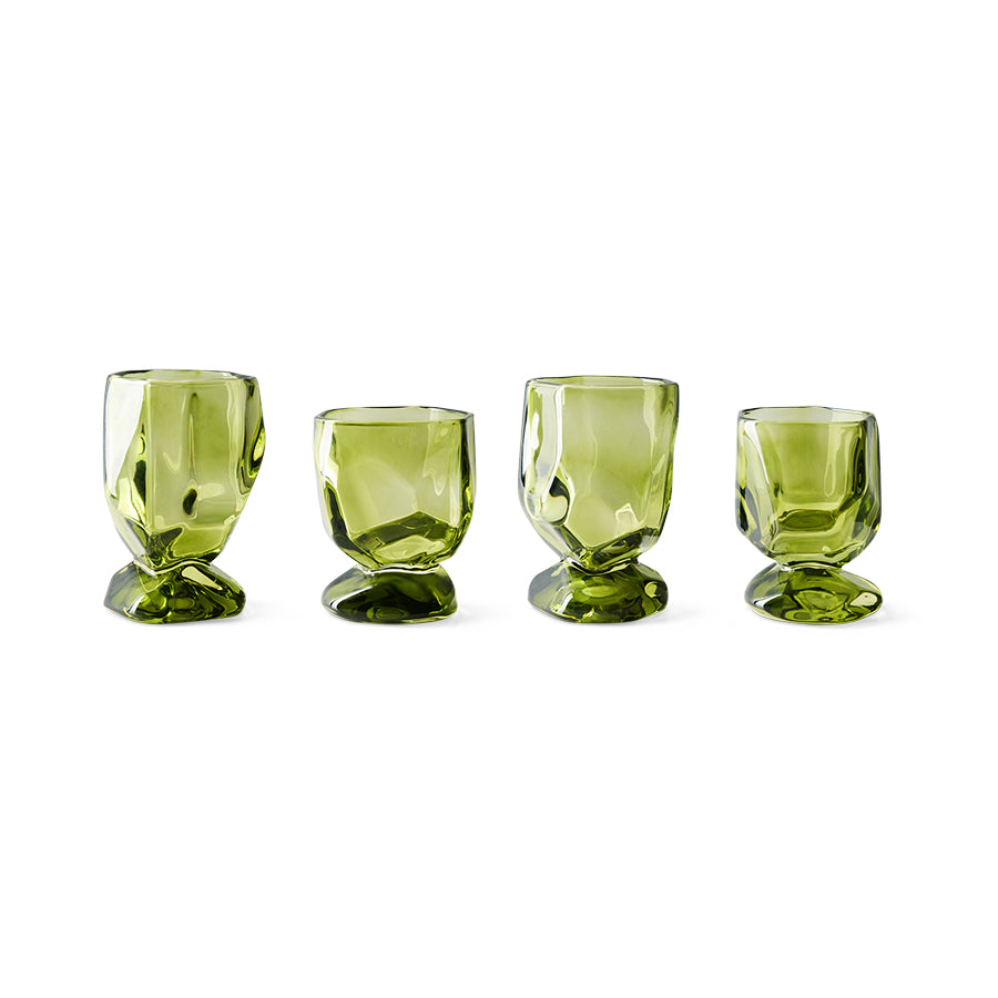 Nienke Sikkema für HK Living: Weingläser Emerald, 4er Set