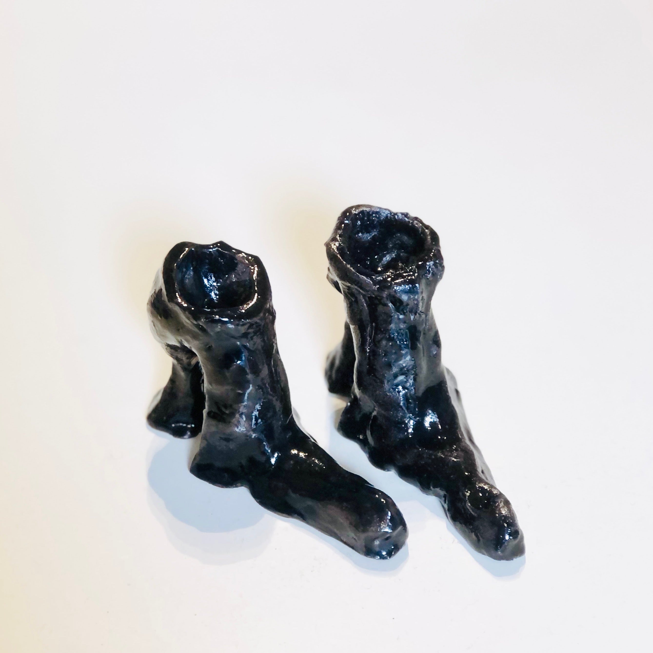 'Low Heels' Kerzenhalter, schwarz | Hot Legs