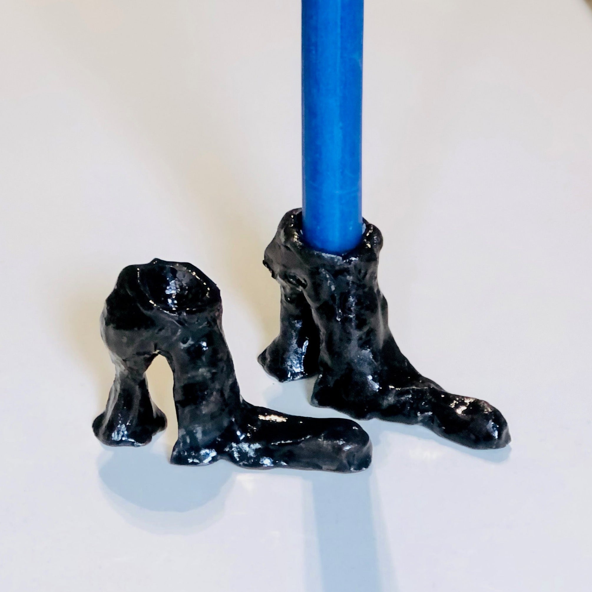 'Low Heels' Kerzenhalter, schwarz | Hot Legs