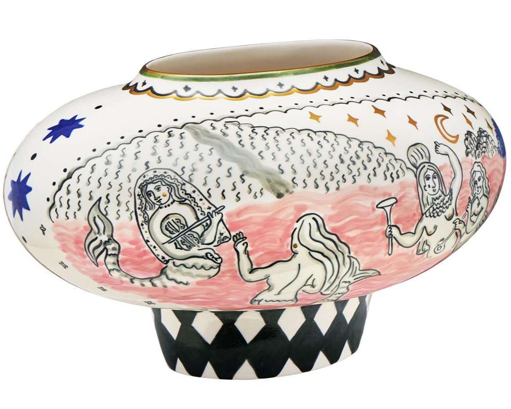 'Mermaids & Figs' Vase | Gunia Project