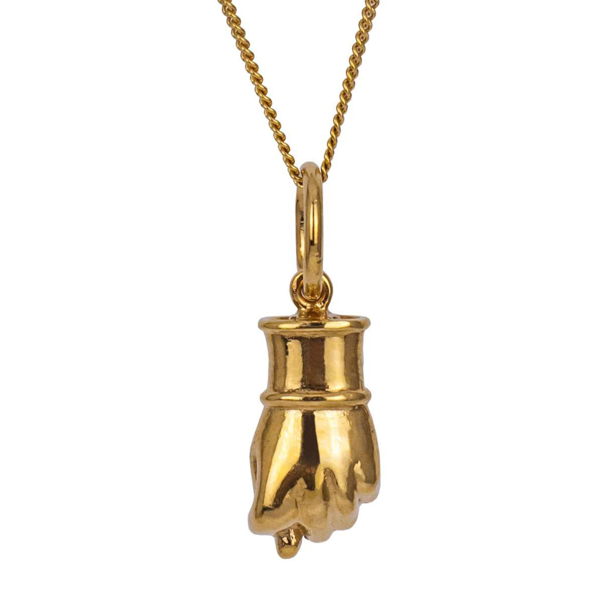 'Fig Sign' Kette, gold | Gunia Project