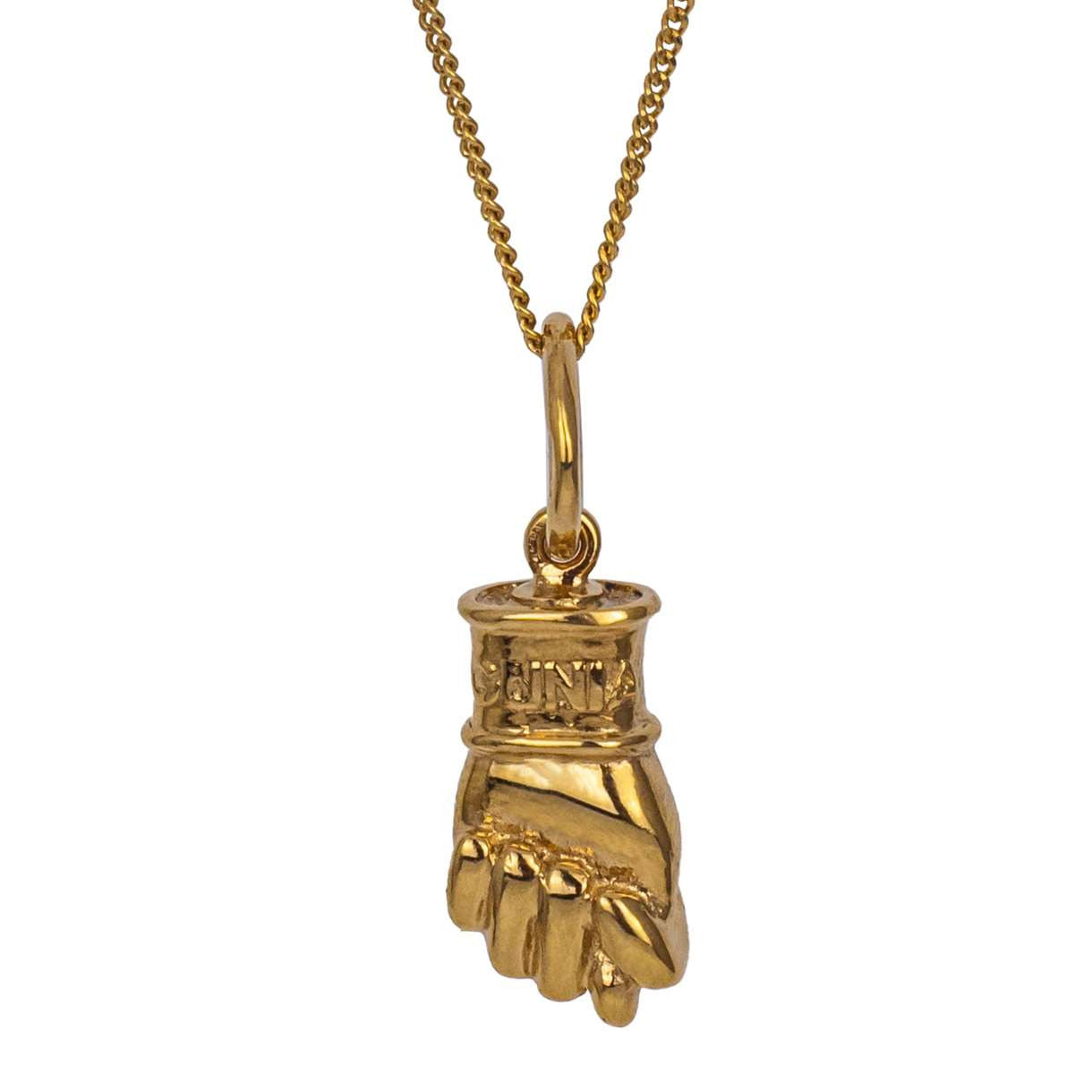 'Fig Sign' Kette, gold | Gunia Project