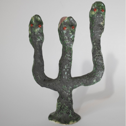 'Snake, the big firekeeper' Kerzenhalter | ALO Ceramics