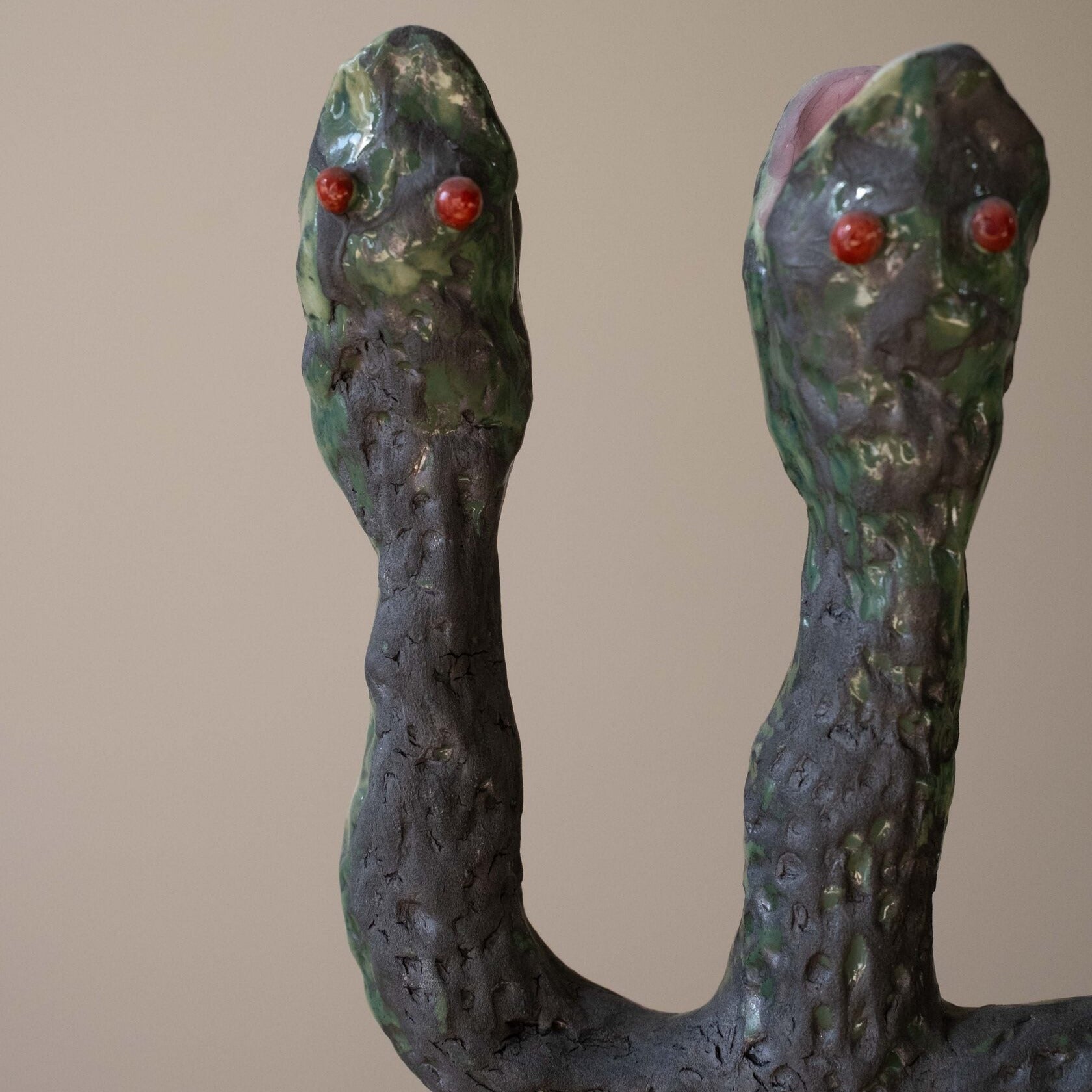 'Snake, the big firekeeper' Kerzenhalter | ALO Ceramics