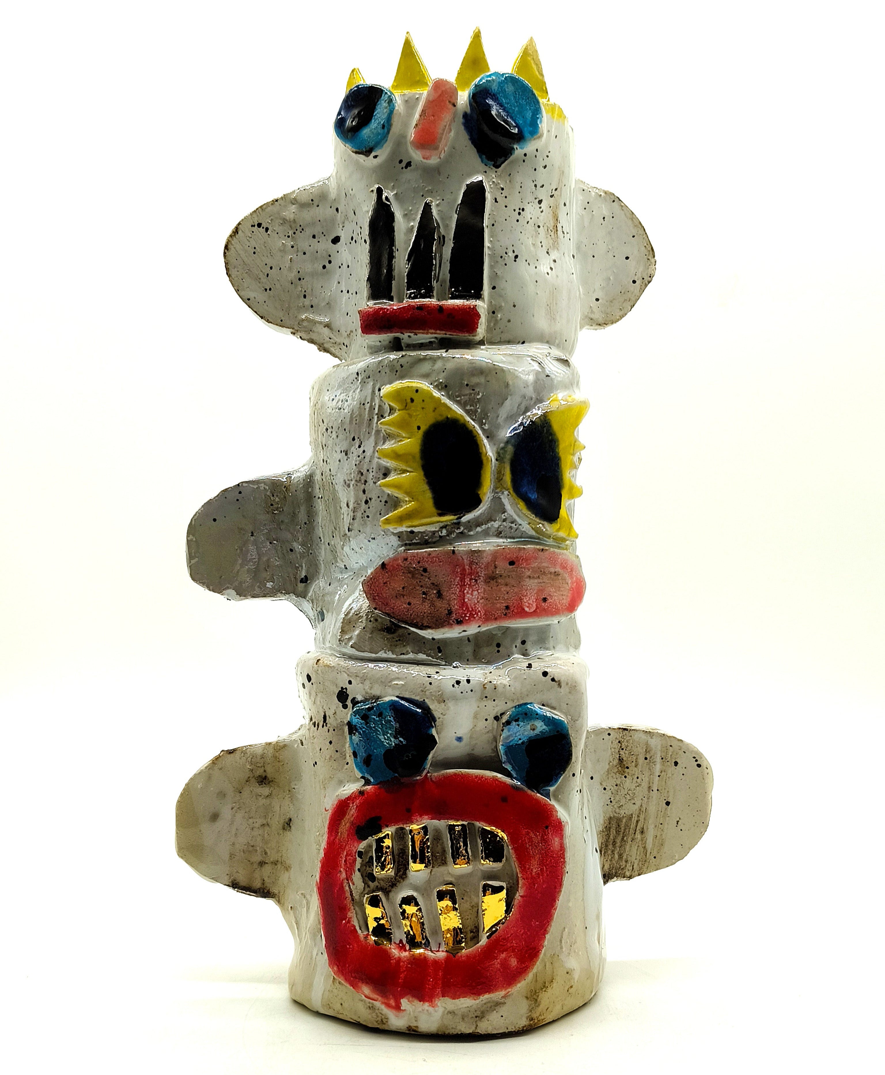 Totem Vase, Wasen-Wesen | Launisch