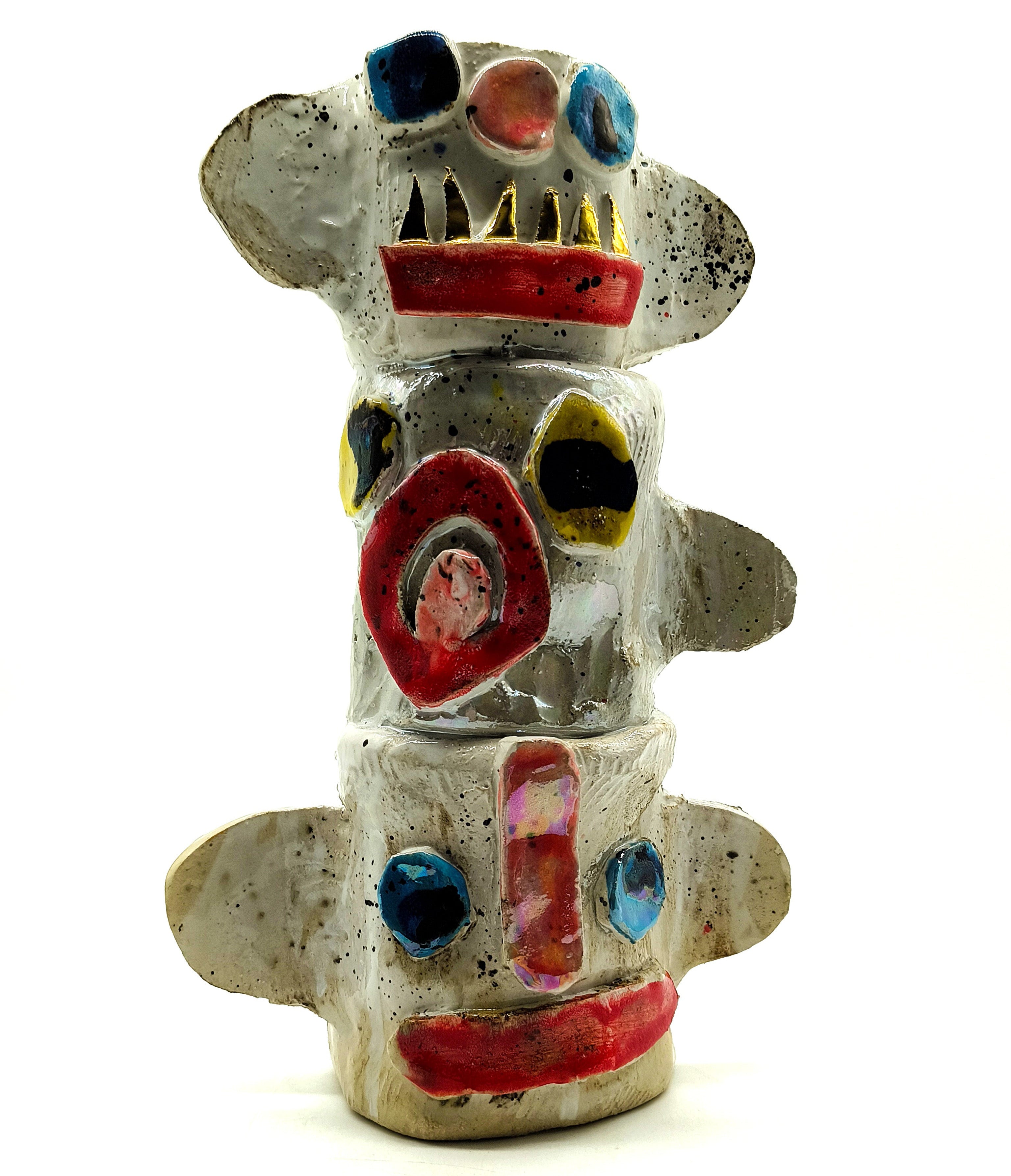 Totem Vase, Wasen-Wesen | Launisch