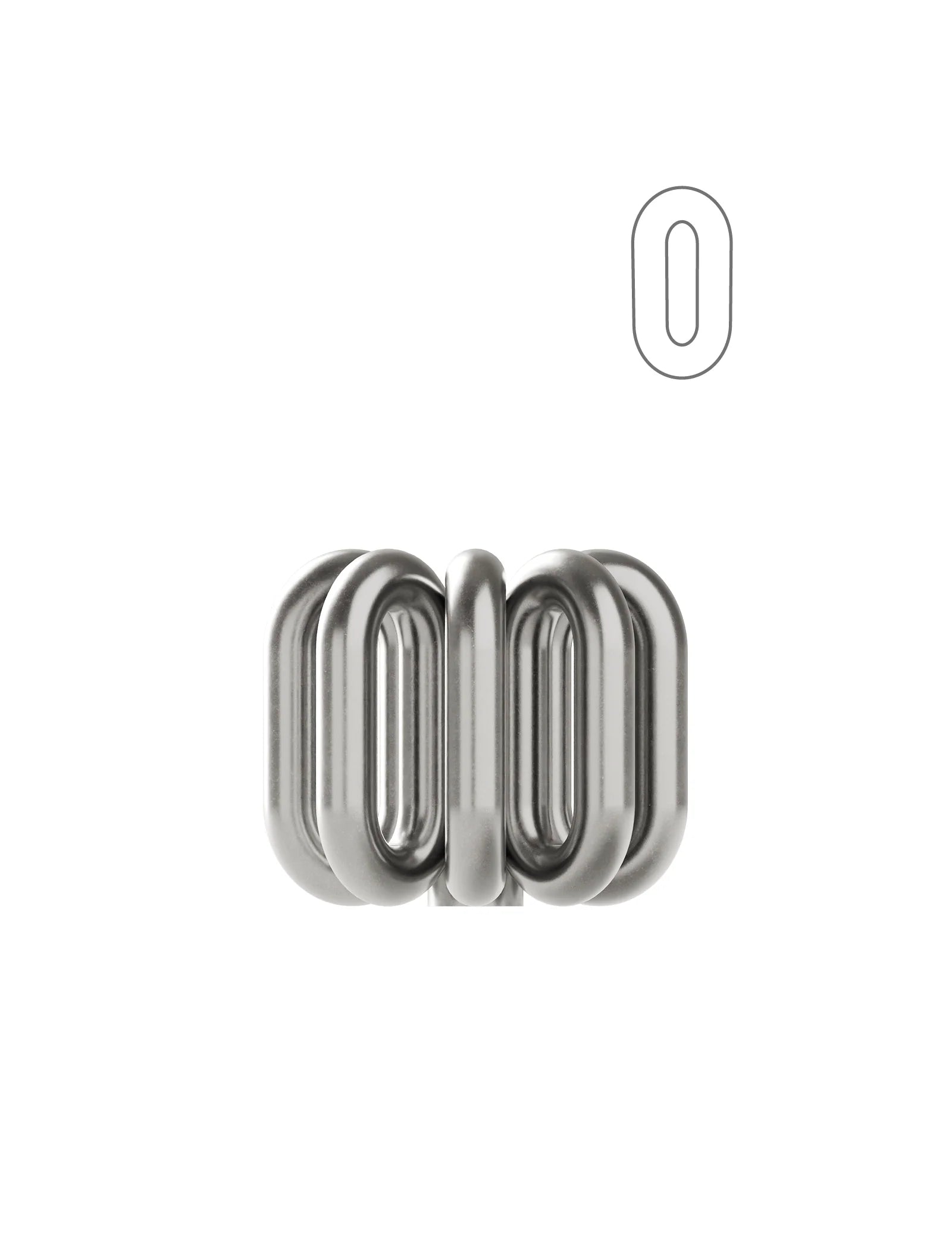 '0'- DIGIT ZERO – Kerzenständer in Zahlenform