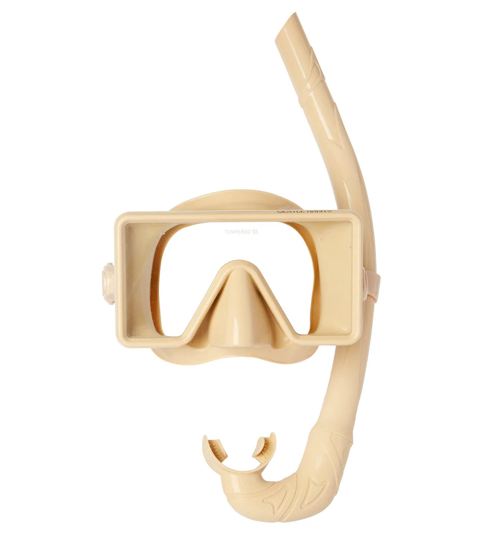'Barbados' Taucherbrille und Schnorchel-Set, gold | Gentle Habits